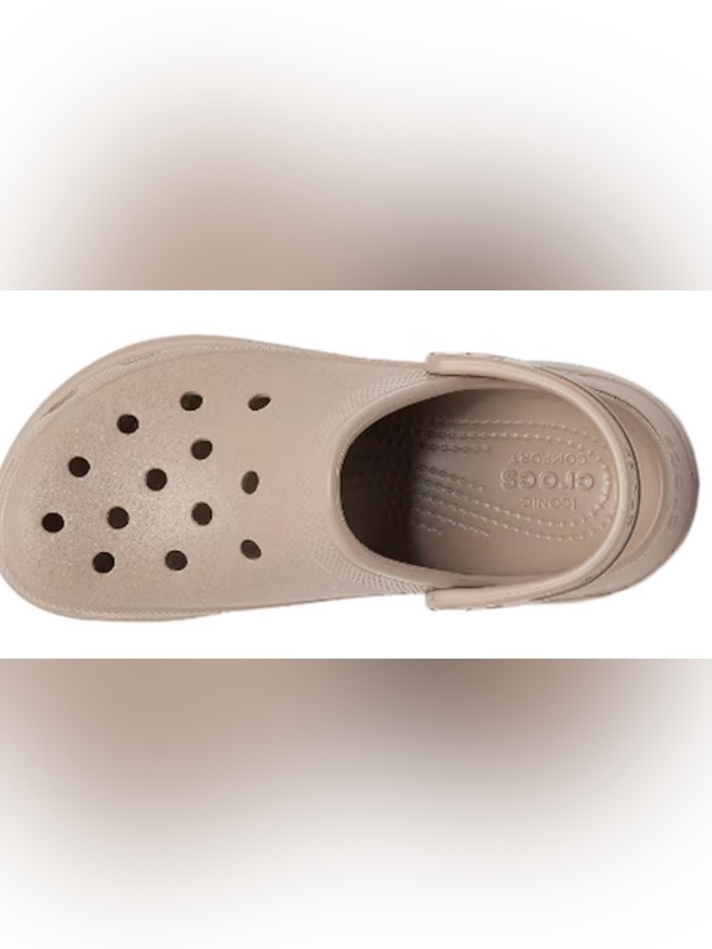 NWT CROCS Bae Woman Tan Color Clog  . - Picture 4 of 13
